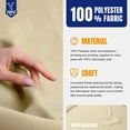 thumbnail image 3 of 49x20x5 Inch Rocking Chair Cushion, Thickened and High Back Chair Cushion(Light Brown), 3 of 7
