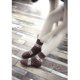 thumbnail image 5 of Calcetines gruesos de mezcla de lana con diseño de alce para invierno, para exteriores, para Navidad, hasta el tobillo café, 5 of 8