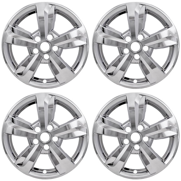 Set of 4 17" 5 Spoke Wheel Skins for 2021-2025 Kia Sorento LX - Chrome
