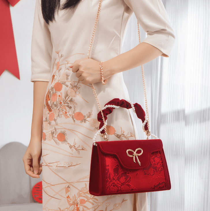 PORT&LOTUS Chic Women's Handbag with Double Top Handle Purse for Women with Shoulder Strap Satchel Handbags for Women with Elegant Swan Decor