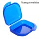 thumbnail image 1 of Estuche para retenedores Estuche para protector bucal Contenedor para almacenamiento de prótesis dentales Mosquetón con orificios de ventilación Caja para retenedores de dientes dentales, 1 of 6