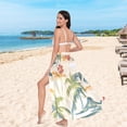 thumbnail image 5 of Women Sarong Wraps Palm Tree Tropical-a1 Swimsuit Beach Pareo Bikini Coverups Skirt M, 5 of 7