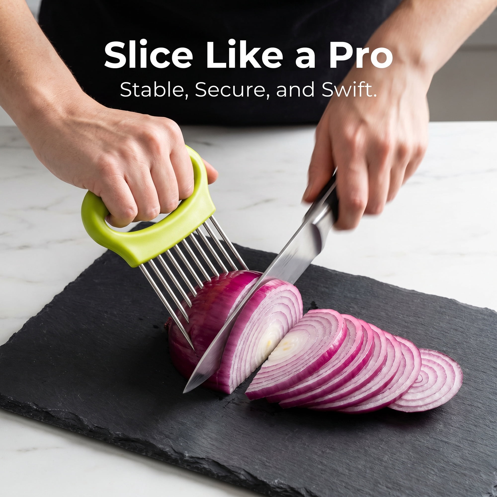 Unique Bargains Vegetable Chopper Food Processor with Pins Dicing Veggies & Nuts Green