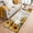 White, variant on 5x7 Area Rugs for Living Room, Farmhouse Sunflower Non Slip Area Rugs for Kitchen Bedroom Entryway, Vintage Daisy Butterflies Rustic Burlap Washable Carpet Runner Rug Floor Mats for Bedroom