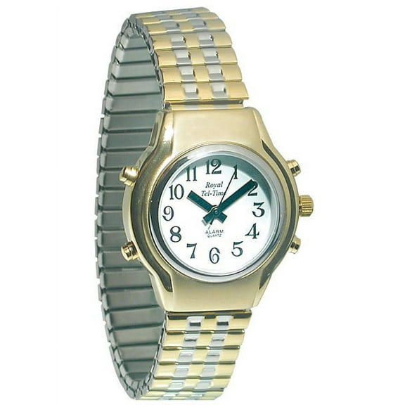 Ladies Talking Watch - White Dial - Expansion Band