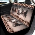 thumbnail image 3 of Binienty Navajo Aztec Horse Automotive Seat Covers Full Set with Steering Wheel Cover Non-Slip Armrest Cushion Pad Vehicle Seat Belt Cushion Pad Keychain Auto Interior Accessories Set 14 Pack, 3 of 7