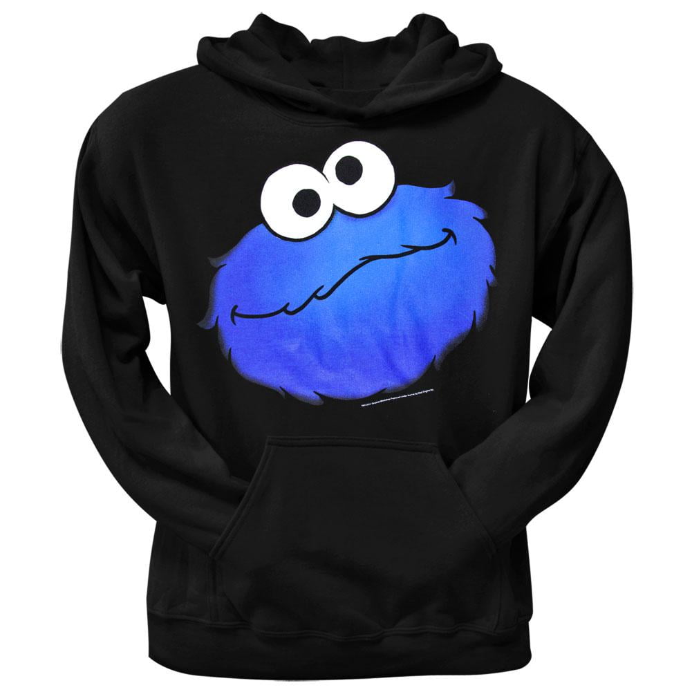 Pasen gastvrouw Oneerlijkheid Sesame Street - Big Cookie Head Pullover Hoodie - Walmart.com