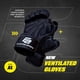 thumbnail image 2 of Guantes de entrenamiento para levantamiento de pesas aptos para deportes activos con muñequeras, 2 of 9