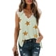 thumbnail image 2 of Tops de moda para mujer, sin mangas, informales, estampados, básicos, sin mangas, chaleco de encaje Fridja  qr5941, 2 of 6