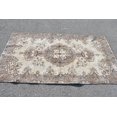 thumbnail image 3 of Muted Rug, Turkish Rug, 3.7x6.7 ft, Vintage Rug, Antique Rug, Oushak Rug, Area Rug, Decor Rug,Organic Rug, Handmade Rug, Oriental Rug, 6155, 3 of 10