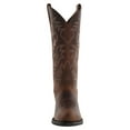 thumbnail image 6 of Cowboy Boots for Men Comfortable Mid Calf Boot  Embroidered Cowboy Shoes Brown 7, 6 of 9