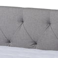 thumbnail image 5 of Baxton Studio Haylie Modern and Contemporary Light Grey Fabric Upholstered Queen Size Daybed, 5 of 9