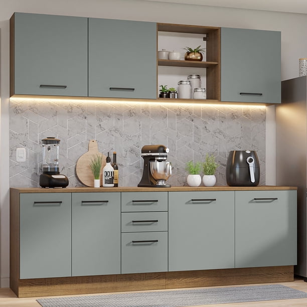 Cocina Integral Completa Modular Madesa Agata 240cm MG 03