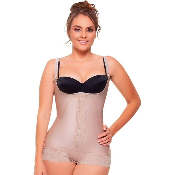 Fajitex Fajas Colombianas Reductoras y Moldeadoras mid Thigh Compression Garments Liposuction Full Bodysuit - Walmart.com