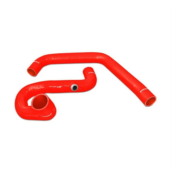 Mishimoto MMHOSE-CHV-96DRD Silicone Radiator Hose Kit Compatible With Chevrolet 6.5L Diesel 1994-2000 Red
