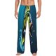 thumbnail image 1 of Balery Largemouth Bass Fish Pantalones de pijama para hombre, pijama ultraligero, pantalón de descanso-Medium, 1 of 6