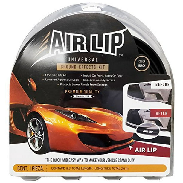 AllFit Universal Ground Effects Air Lip Kit (8' x 6") Black