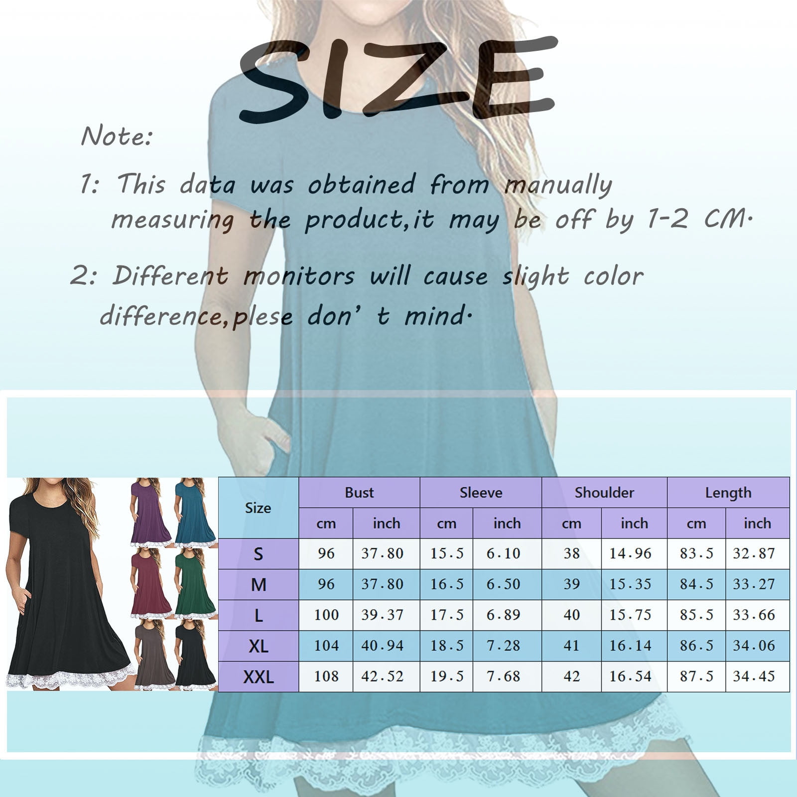 SZXZYGS Womens Summer Dresses Midi Length Plus Size Women Summer