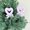 Purple, variant on 2pcs Heart-Shaped Artificial Flowers - Romantic Decor for Valentine's Day, Weddings & More