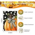 thumbnail image 4 of Fall Garden Flag 12x18 Inch Double Sided, Pumpkin with Bowknot White Dots Small Yard Flags for Outdoor,Seasonal Decor for Thanksgiving Autumn Farmhouse Outside Holiday, 4 of 6