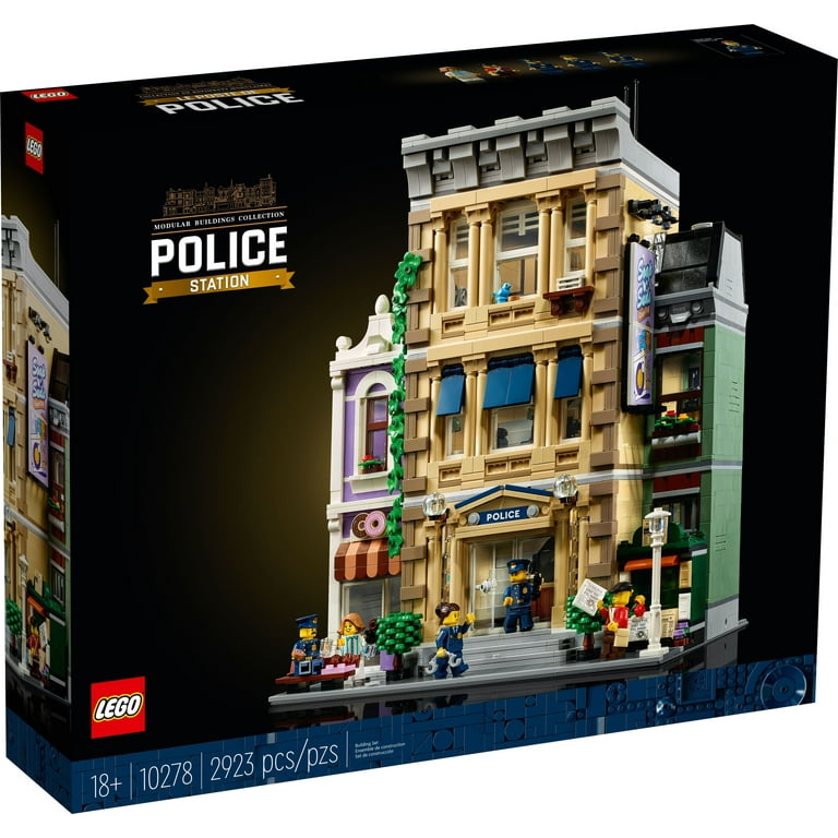 LEGO Police Station 10278 Large Construction Set, Model for Adults to Build, Modular Buildings Collection - Walmart.com
