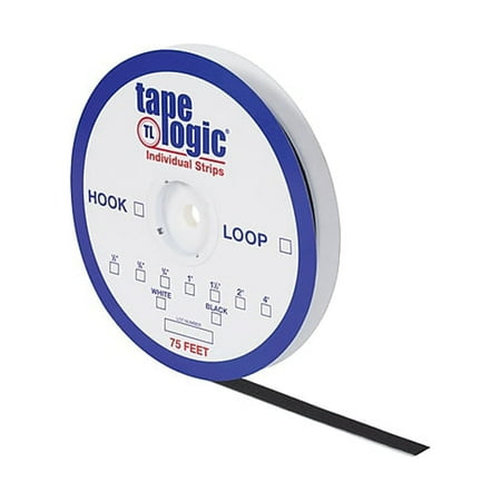 UPC: 0848109032856 | Tape Logic Individual Tape Strips Hook 1 x 75 Black 1/Case HLT113