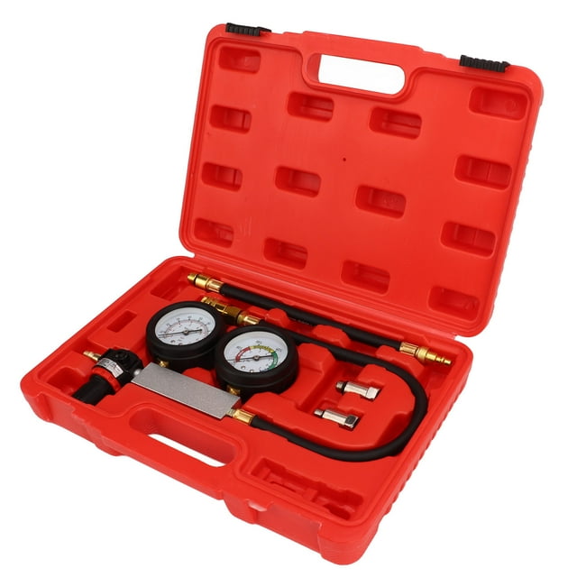 Kit de prueba de compresión del motor, probador de fugas de cilindros, probador de compresión del motor, juego de medidores, detector de fugas de cilindros, tecnología avanzada