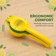 thumbnail image 5 of 2-in-1 Maximum Juice Extraction Hand Citrus Press, Stainless Steel Metal Lemon & Lime Squeezer, Ultra-Durable Manual Lemon Juicer & Lime Juicer, Lemon Press, 5 of 7