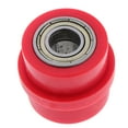 thumbnail image 3 of Almencla 2xTensioner Roue Moto Poulie Rouleau de Terre Curseur (Bleu) Rouge, 3 of 6