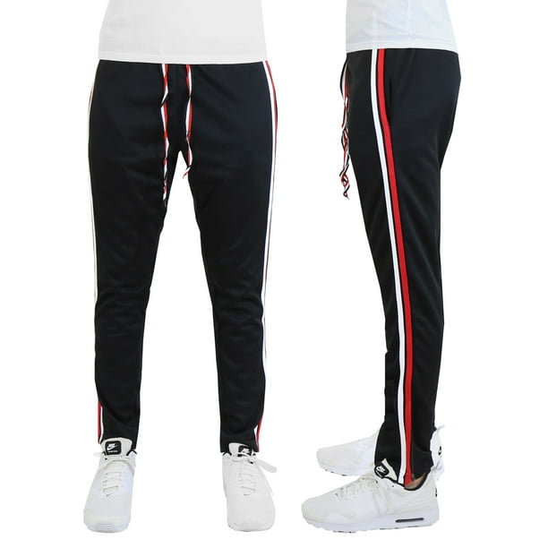 striped jogging pants