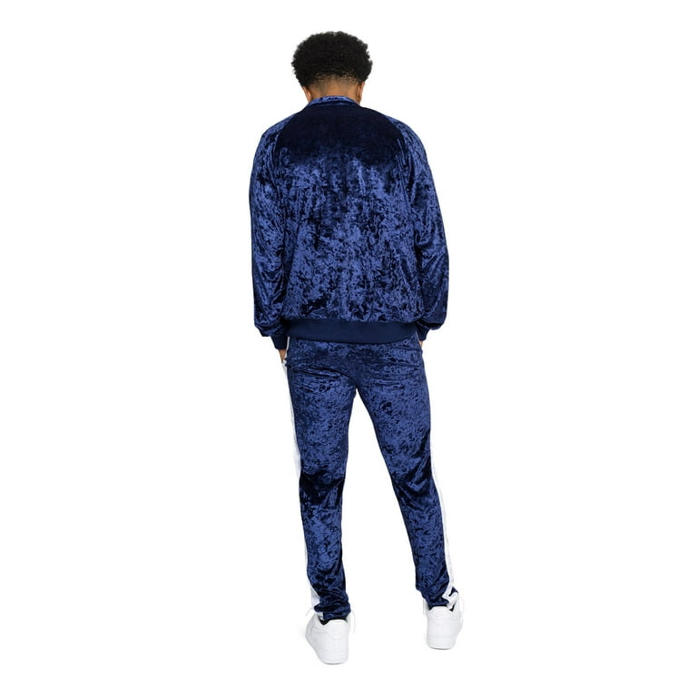 G-Style USA Men's Velvet Velour Tracksuit Set