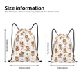 thumbnail image 4 of Kdxio Tigers go in for Sports Print Drawstring Backpack Bag,Waterproof Draw String Back Sack, Gym Drawstring Bags Swim Bag For Unisex, 4 of 9