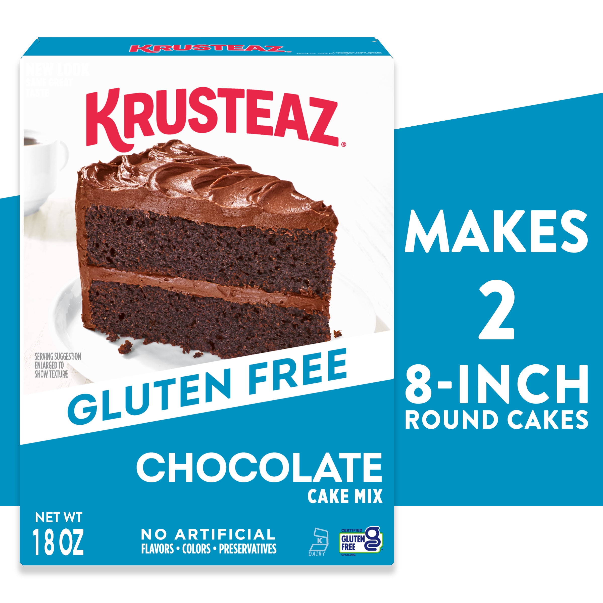 Krusteaz Gluten-Free Chocolate Cake Mix, No Artificial Ingredients