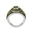 thumbnail image 3 of Untamed Pack Navy Ring - Polished Stainless Steel, Gold Plating, Black, 3 of 7