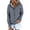 Dark Gray, variant on Women's Button Down Drawstring Hooded Cardigan, Long Sleeve Loose Fit Pocket Sweater, Soft Polyester Casual Cover Up for Fall Winter Spring Daily Wear and Seasonal Comfort Dark Purple XXL