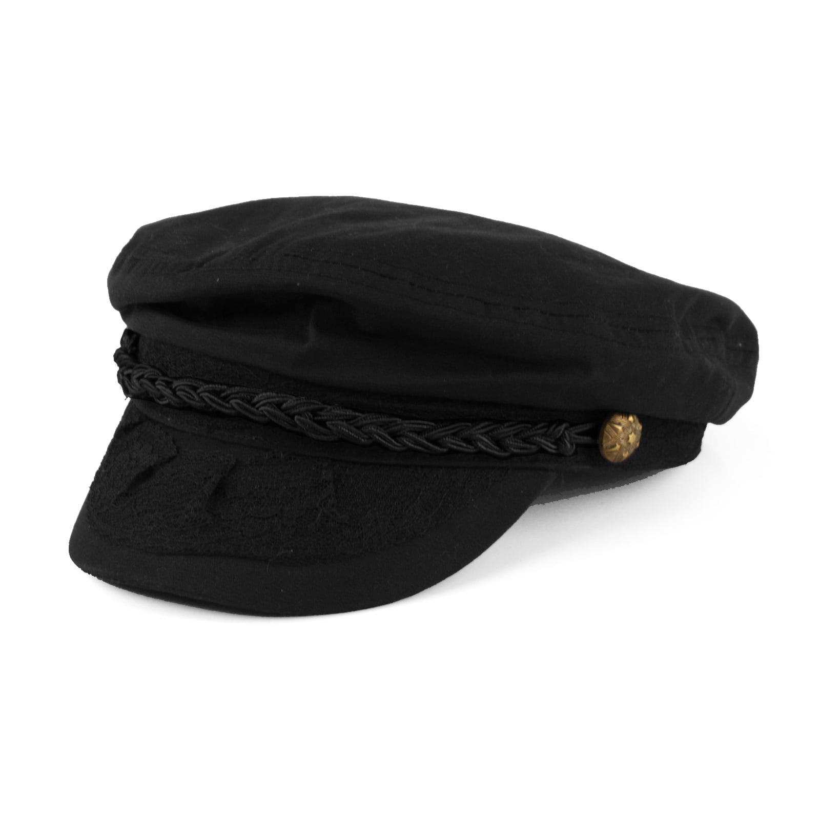 Classic 100% Cotton Greek Fisherman Sailor Fiddler Driver cadet Hat Cap Navy