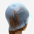 CHEEPUM Silicon Reusable Hair Colouring Highlighting Cap Frosting