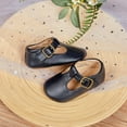 thumbnail image 3 of Soft Sole Leather Baby Shoes - Infant Baby Walking Shoes Moccasinss Rubber Sole Crib Shoes, 3 of 7