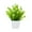 White, variant on Artificial Potted Plant Mini Anti-Fade Easy Care Realistic No Watering Decorate UV-resistant Table Centerpiece Potted Artificial Plant Home Decor