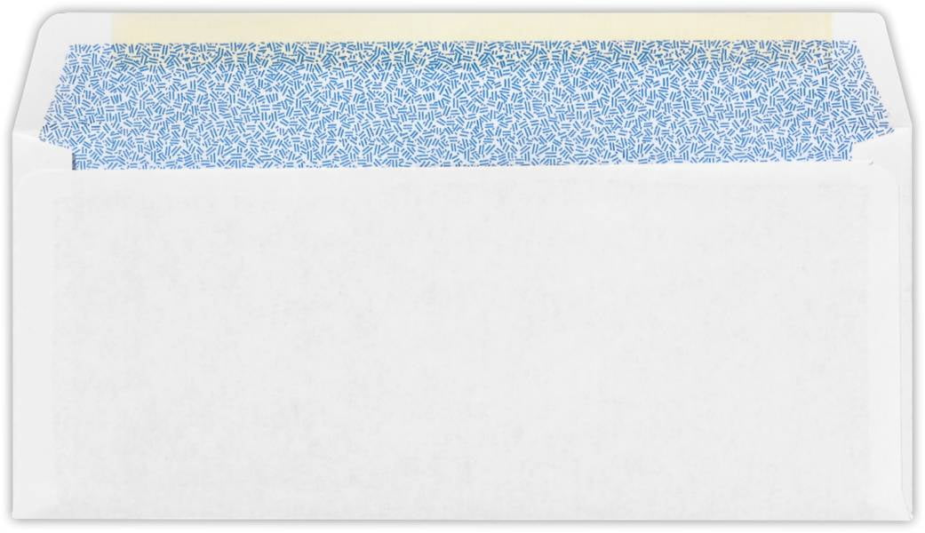 LUXPaper #10 Double Window Envelopes, 4 1/8 x 9 1/2, White, 50 per Pack