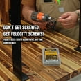 thumbnail image 4 of Velocity Interior Assorted Wood Screws, 155 count, 7 sizes, 2 Bits, Storage Organizer, 4 of 9