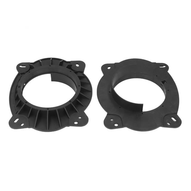 Speaker Spacers, Black ABS Antiscratch Dustproof Car Speakers Mounting Bracket 2Pcs/Set for Car Audio System