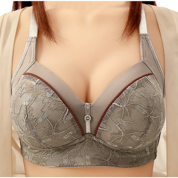 Levmjia Women Wireless Comfort Bras No Underwire Floral Printing Breathable Unlined Everyday Lightweight Lined Comfortable Seamless Underwear