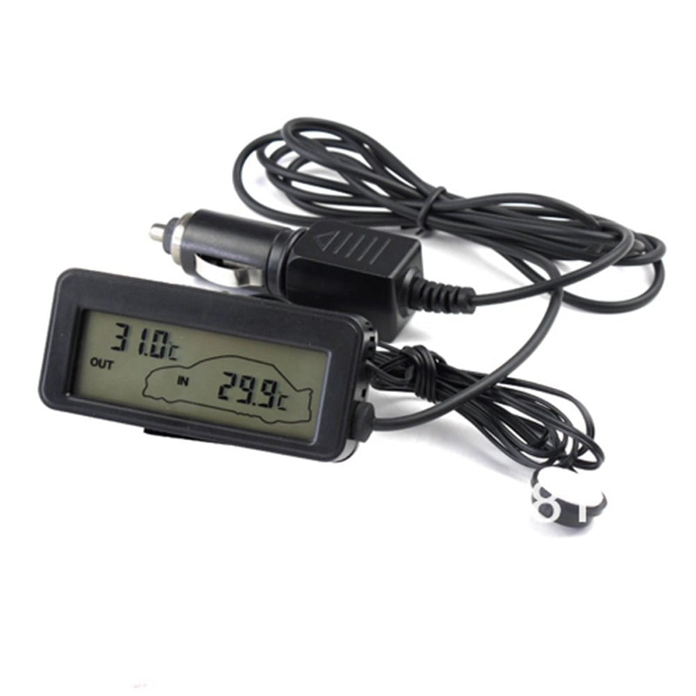 L69A 12V Car Temperature Meter Tool Automotive Mechanical Pointer Digital  Thermometer - AliExpress