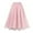 Pink, variant on Lovskoo Women's Tulle Skirt Elegant Pleated Skirts for Women Midi Length Elastic Waist Purple