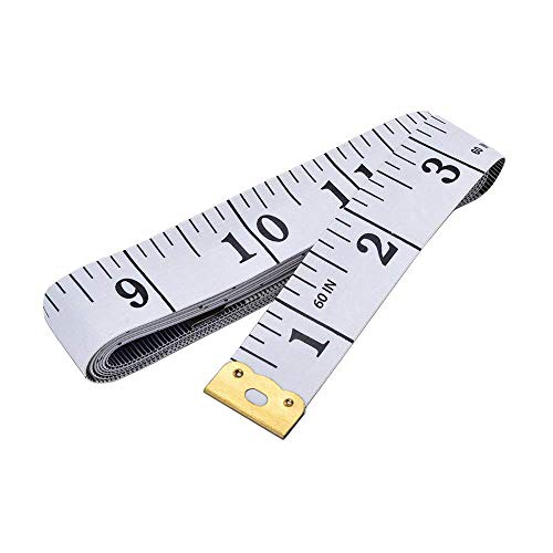 Has Centimetre Scale on Reverse Side 60-inch Soft Tape Measure Double Scale Body Sewing Flexible Ruler for Weight Loss Medical Body Measurement Sewing Tailor Craft Vinyl Ruler Blue