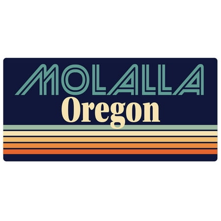 

Molalla Oregon 5 x 2.5-Inch Fridge Magnet Retro Design