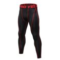 thumbnail image 1 of MesaSe Men‘s Athletic Compression Pants Baselayer Quick Dry Sports Running Gym Workout Tights Leggings Black Red S, 1 of 6