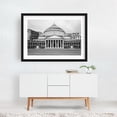 thumbnail image 2 of Piazza del Plebiscito 02 B&W - Naples Campania Italy Photography Black Framed Wall Art Print 16 x 24 inches, 2 of 4