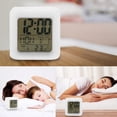 thumbnail image 4 of LED-väckarklocka Sängbord 7 Färger Display Digital Klocka Barn Väckarklocka med Snooze-funktion Nattljus Temperatur Tid Datum, 4 of 5